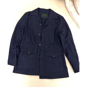 Cavour Traveller Jacket Navy Sz48 Loro Piana Wool/Cashmere